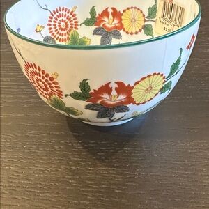 Puiforcat White and Brown Ceramic Bowl